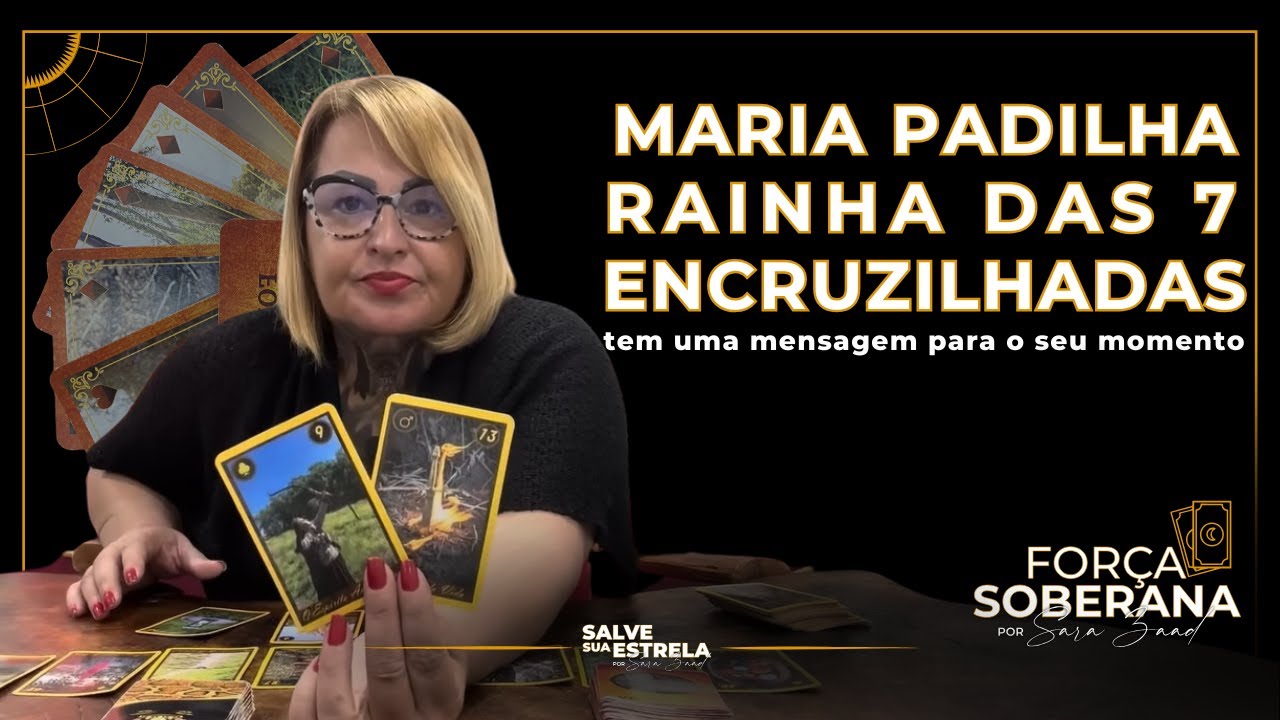 Mensagem de MARIA PADILHA RAINHA DAS 7 ENCRUZILHADAS para seu momento!