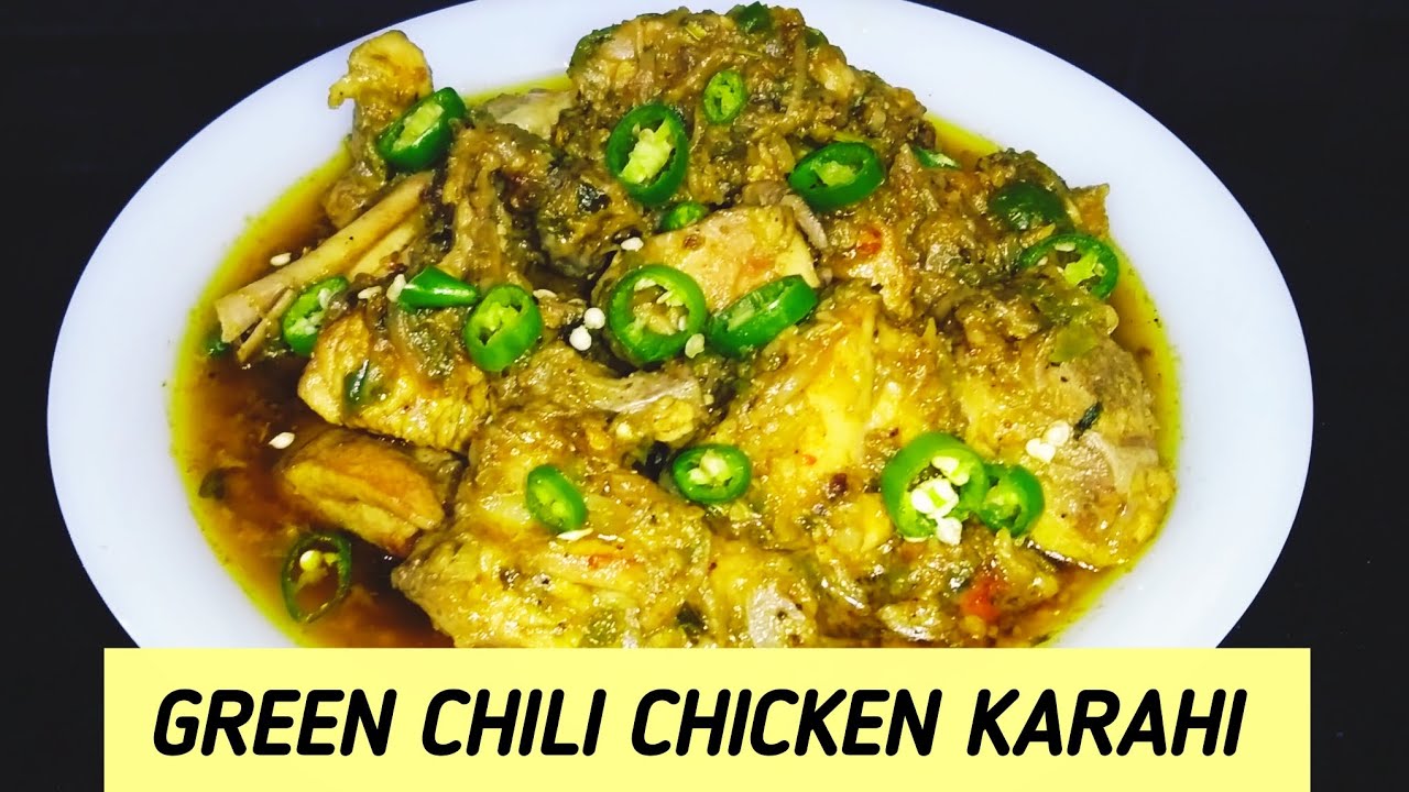 Easy And Simple Green Chicken Karahi Recipe | Highway Style Chicken Hariyali | Cooking with sumra 