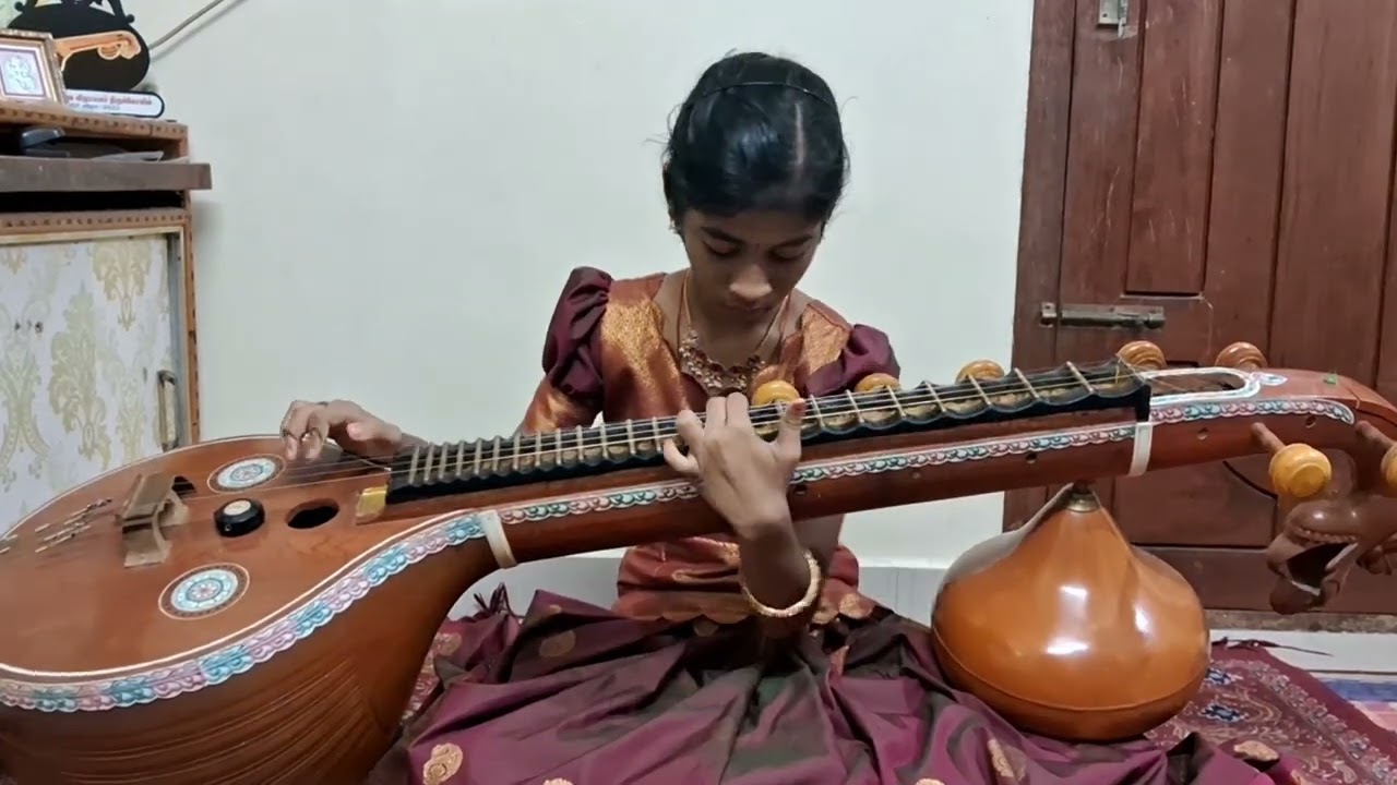Student's Talent - Aigiri Nandhini in Veena