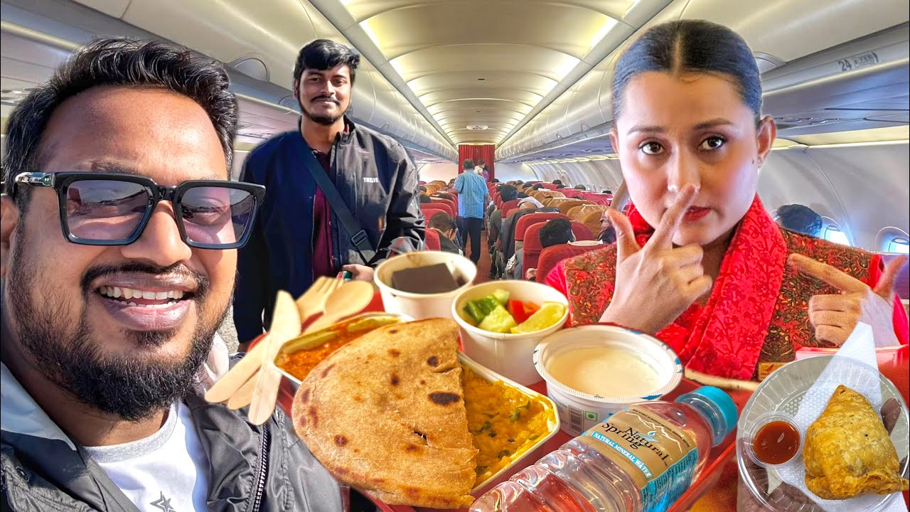চলেন এবার দিল্লি যাই 😉 ফ্ল্যাইটের খাওয়াদাওয়া কিন্তু বেশ ভালো 🔥 Dhaka to Delhi by Air India 👍
