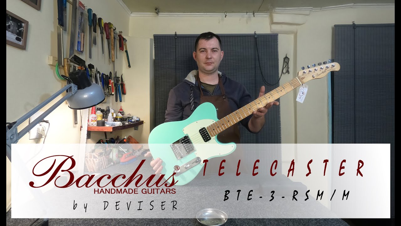 Bacchus (by Deviser) Telecaster BTE-3-RSM/M, обзор электрогитары