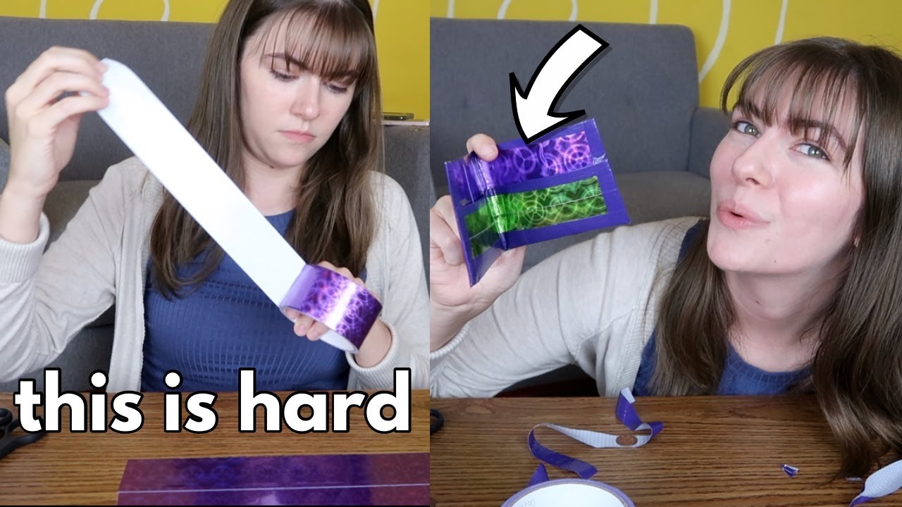 I Tried Making A Duct Tape Wallet
