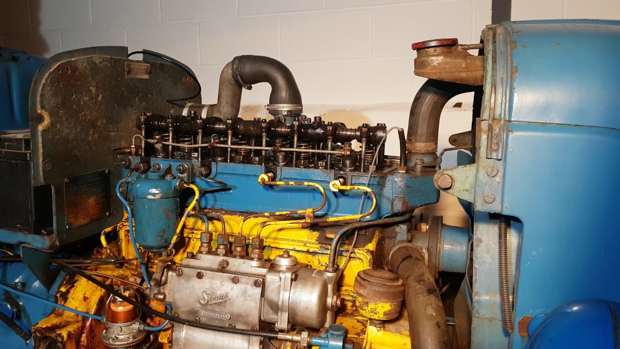 Fordson major E1A first start in 4 years & -2 cold start