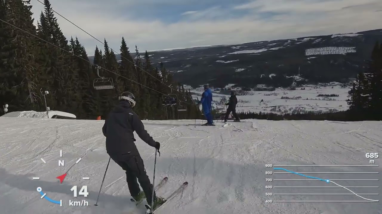 Trysil ski  -  Black 76