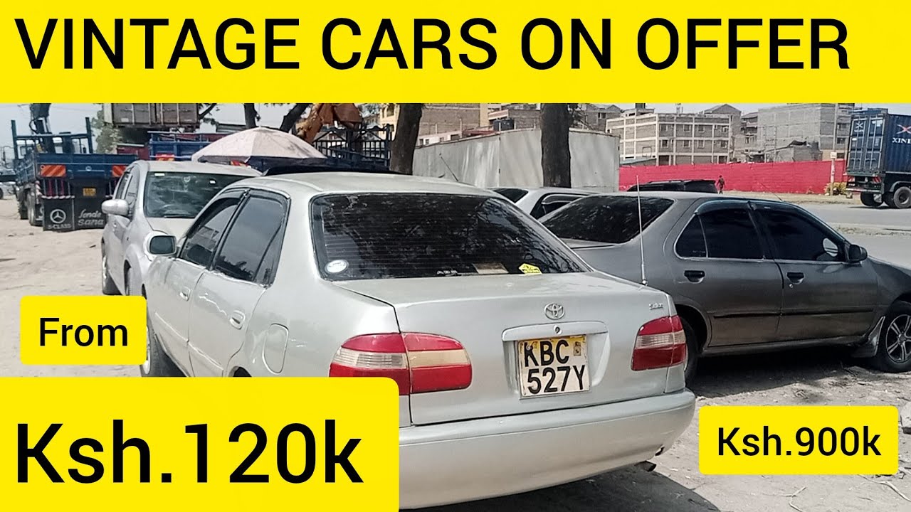 VINTAGE CARS ON OFFER. From Ksh.120k to 900k. Buy Now and save more. 0714802513
