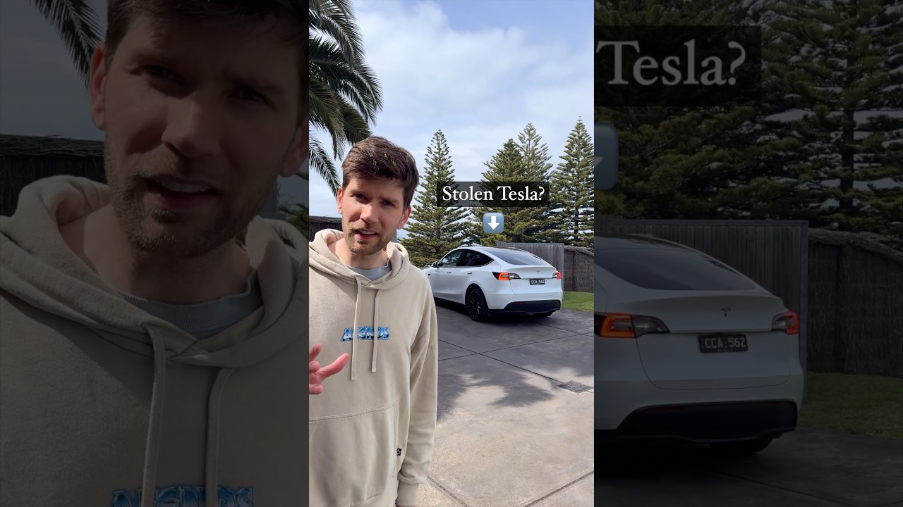 Вот почему никто не угоняет Tesla 🥵 #tesla #teslamodely