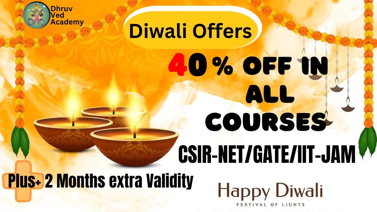 40 % OF ON ALL COURSES + 2 MONTHS EXTRA VALIDITY | DIWALI OFFER | VALID TILL 31st OCT