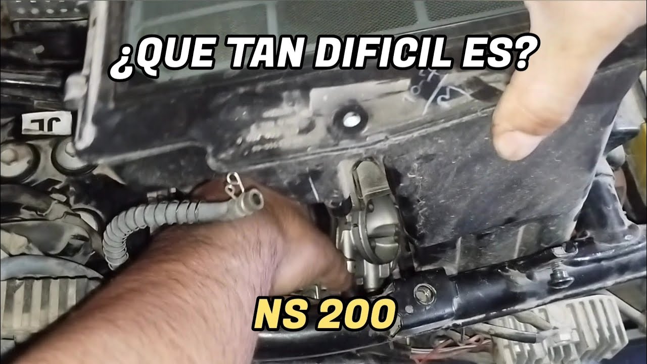 cómo colocar el carburador de la NS 200 y que tener en cuenta