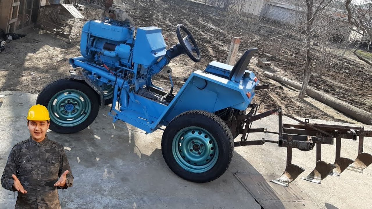 BUNAQASI BOMAGAN (движок) MINI TRAKTOR YASALDI YANGI YOLLIK USTALAR