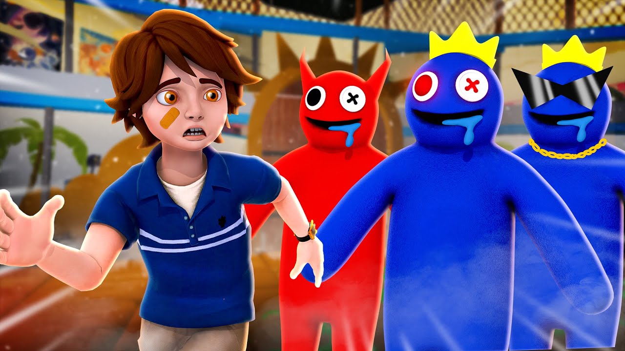 Finding All RAINBOW FRIENDS MORPHS Locations in Roblox with Roxanne Wolf and Gregory