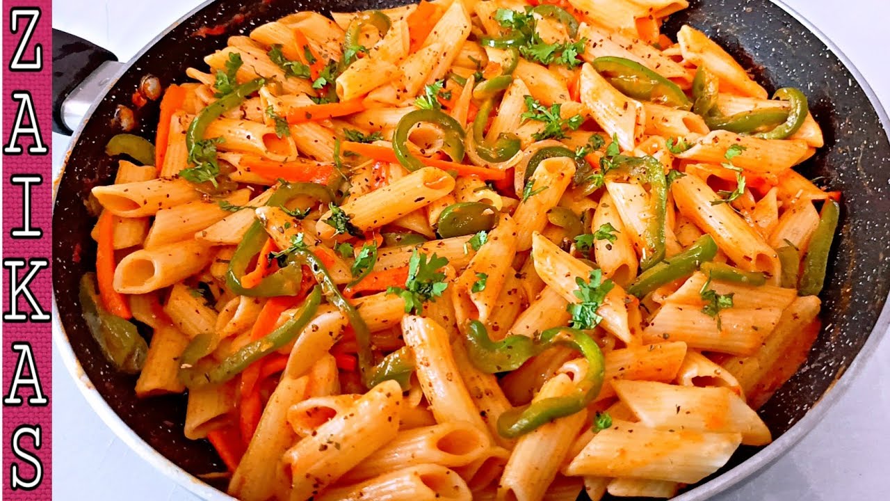 Pink Sauce Pasta Recipe | No Sauce No Cream |  Pink Pasta With Homemade Sauce🌹❤