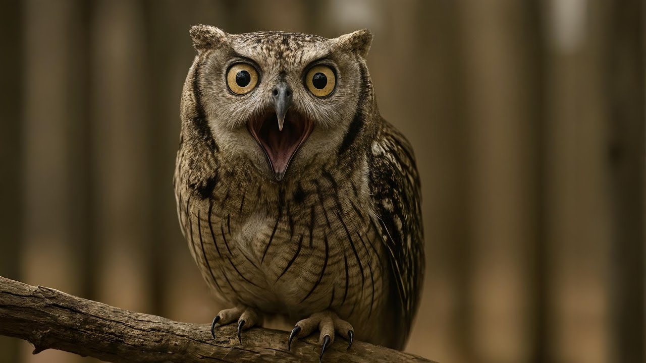 ভয়ংকর ডাকওলা পাখি | ভয়ংকর পাখি | ভৌতিক পাখি |    #animal#viral#animals#new#bird#owl#bigbird