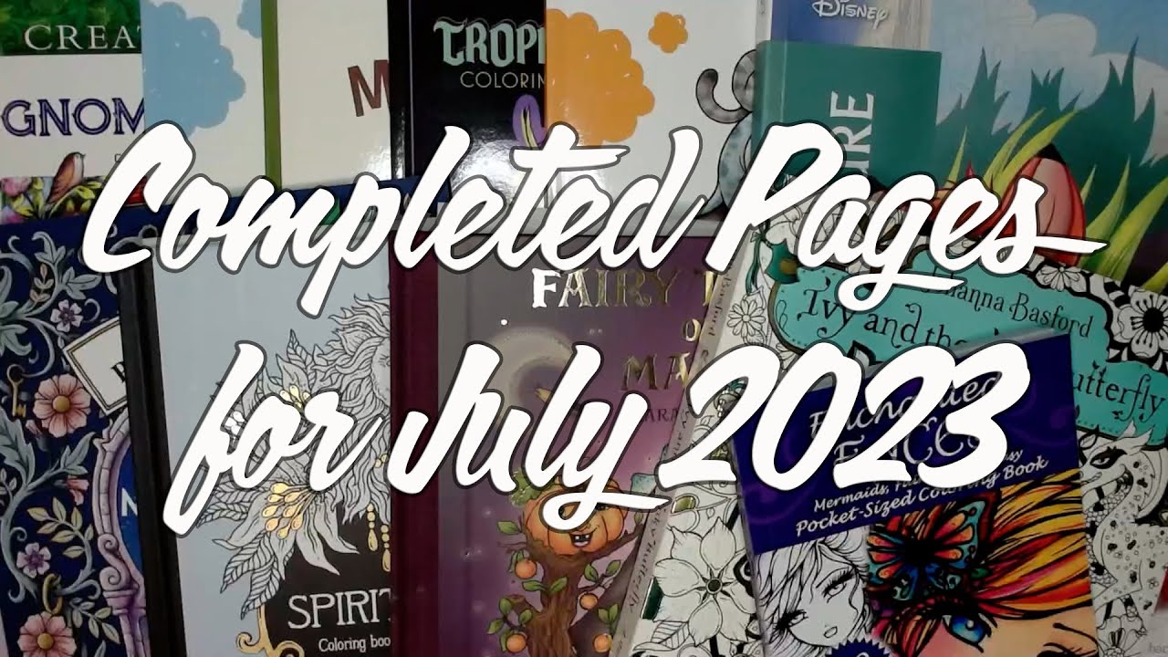 Completed Pages for July 2023