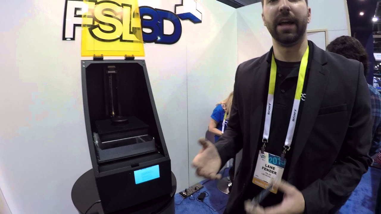 Full Spectrum Laser CO2 + FSL3D SLA Printer CES 2015