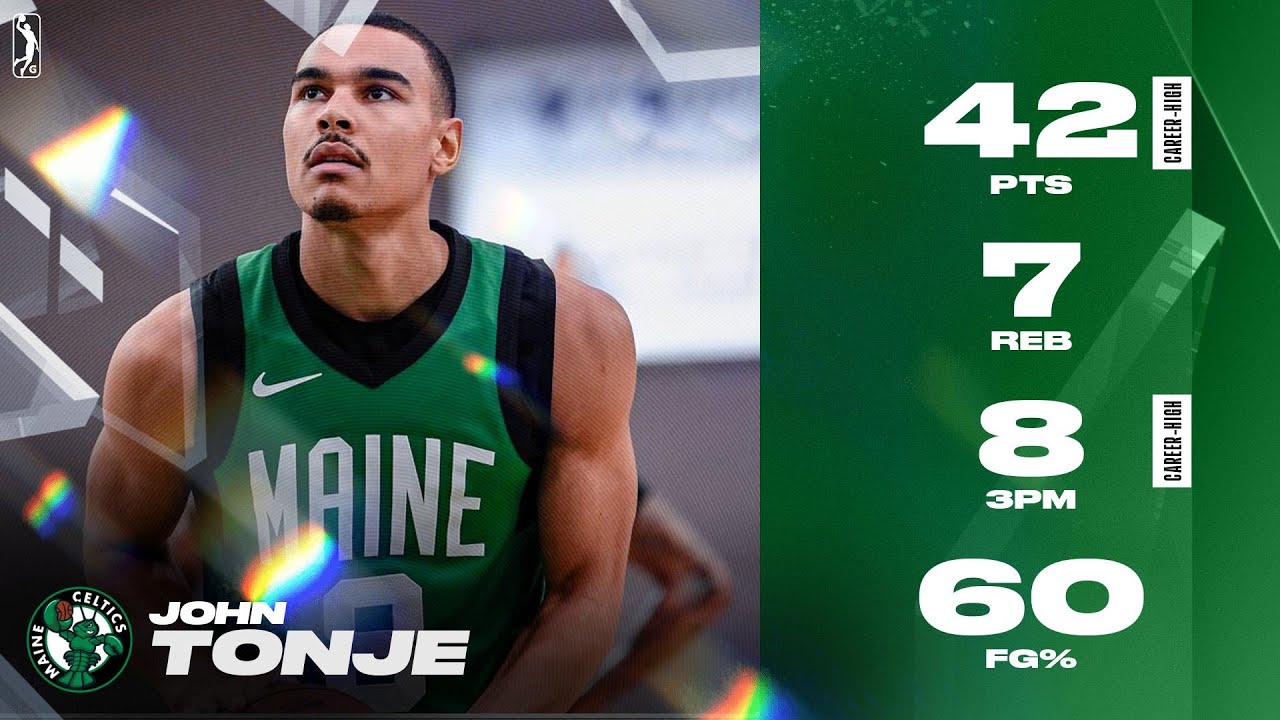 John Tonje EXPLODES With Career-High 42 PTS & 8 3PM For The Maine Celtics