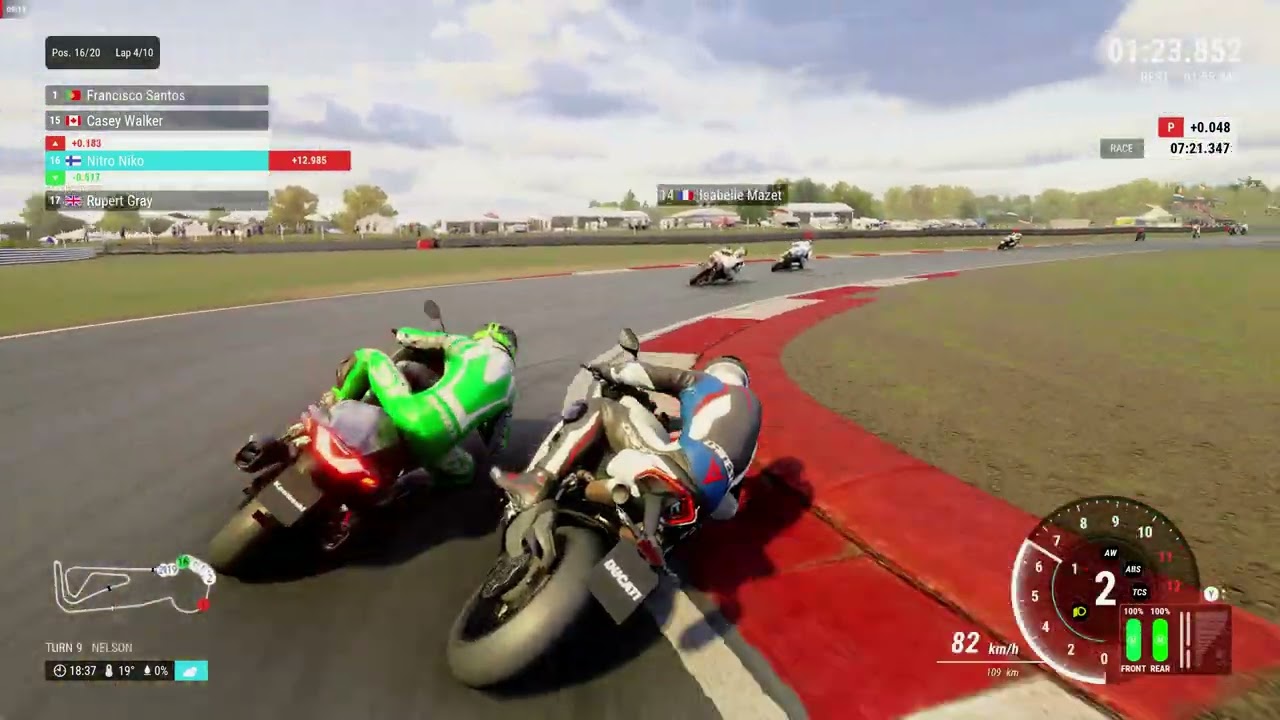 RIDE 5 2026 01 31 Ducati Panigale V2 2021 upgraded at Snettertton 300 10 lap AI race.PC max settings