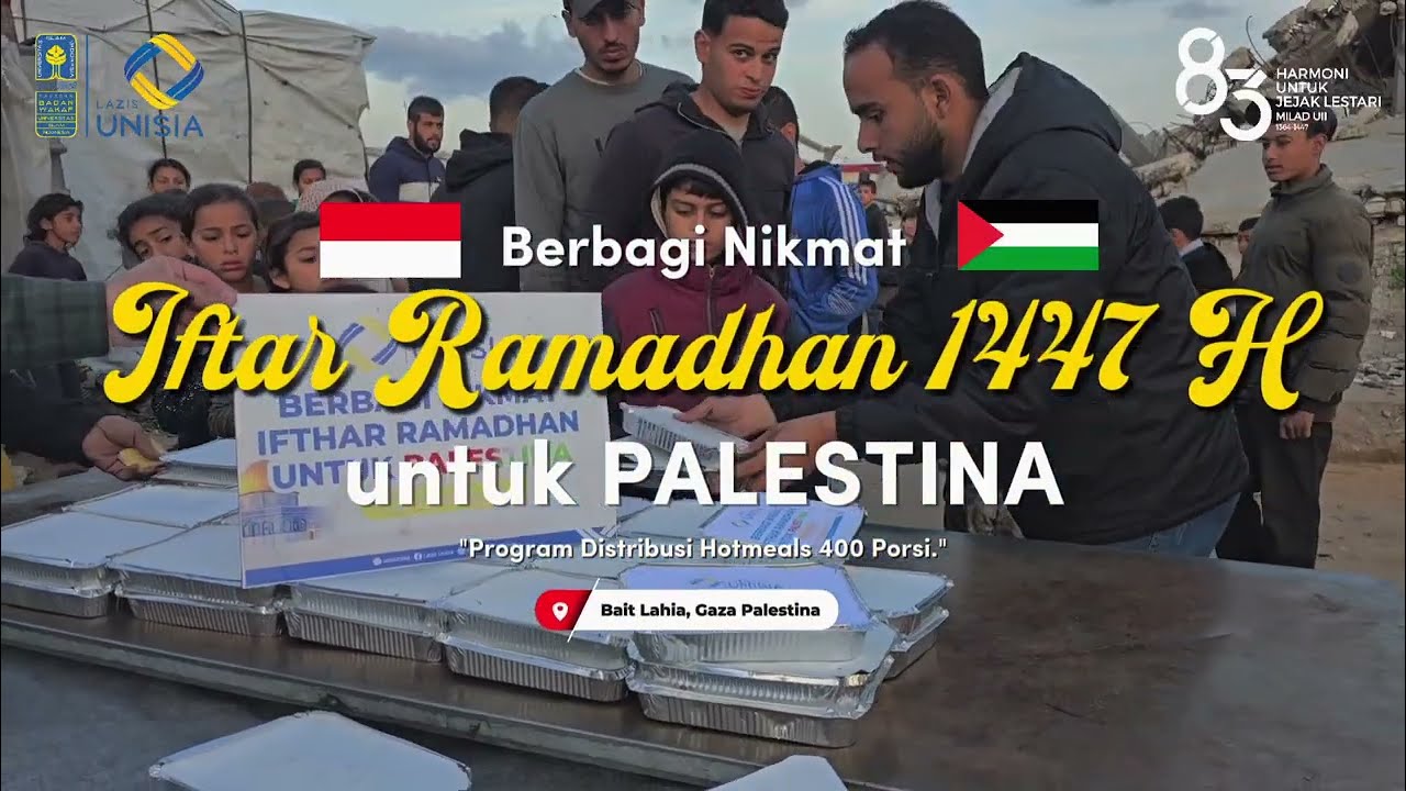 Berbagi Nikmat Iftar Ramadan 1447 H untuk Palestina