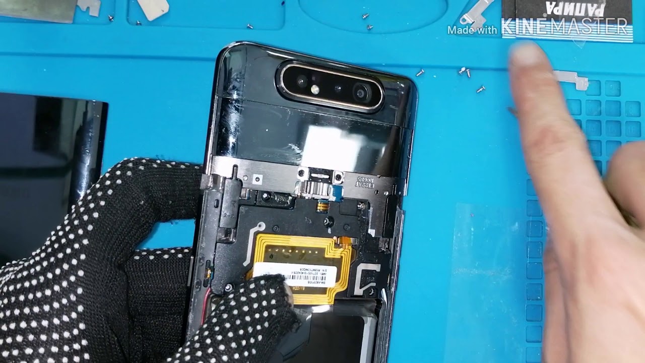 Замена стекла на Samsung A80, разбор. Change glass A80 replacement.