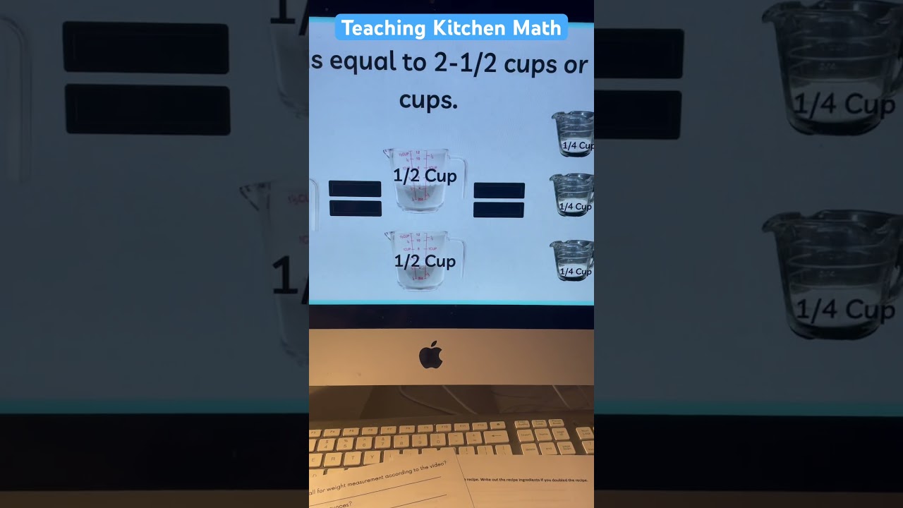 Kitchen Measurements Activities 