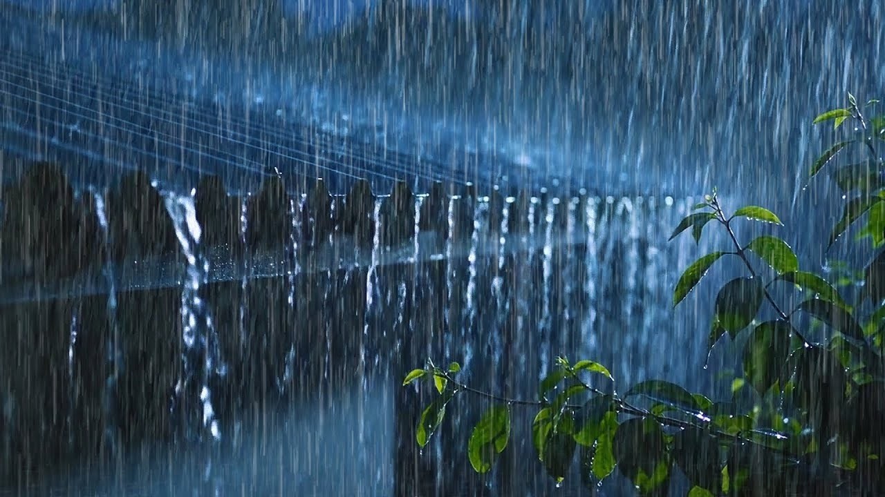 Powerful Rain and Thunder Sounds For Sleeping - Relaxing Rain Sounds to Calm Mind and Sleep Soundly