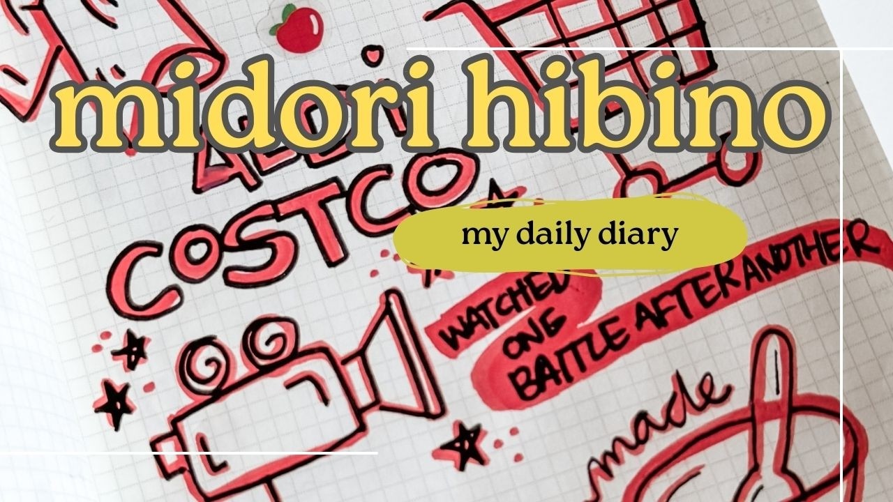 A Peek Into My 2026 Midori Hibino: Creative Daily Diary Setup + Flip Through