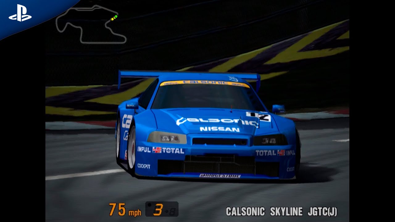 Gran Turismo 3 | Nissan Skyline Calsonic - Trial Mountain | Gameplay 1080p #granturismo #gameplay