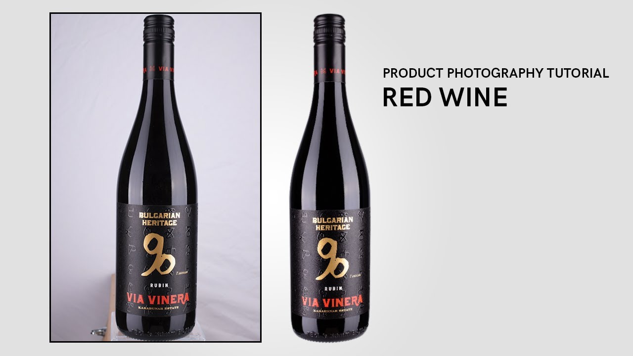Product Photography Tutorial | Wine - Part 1 - Simple Look