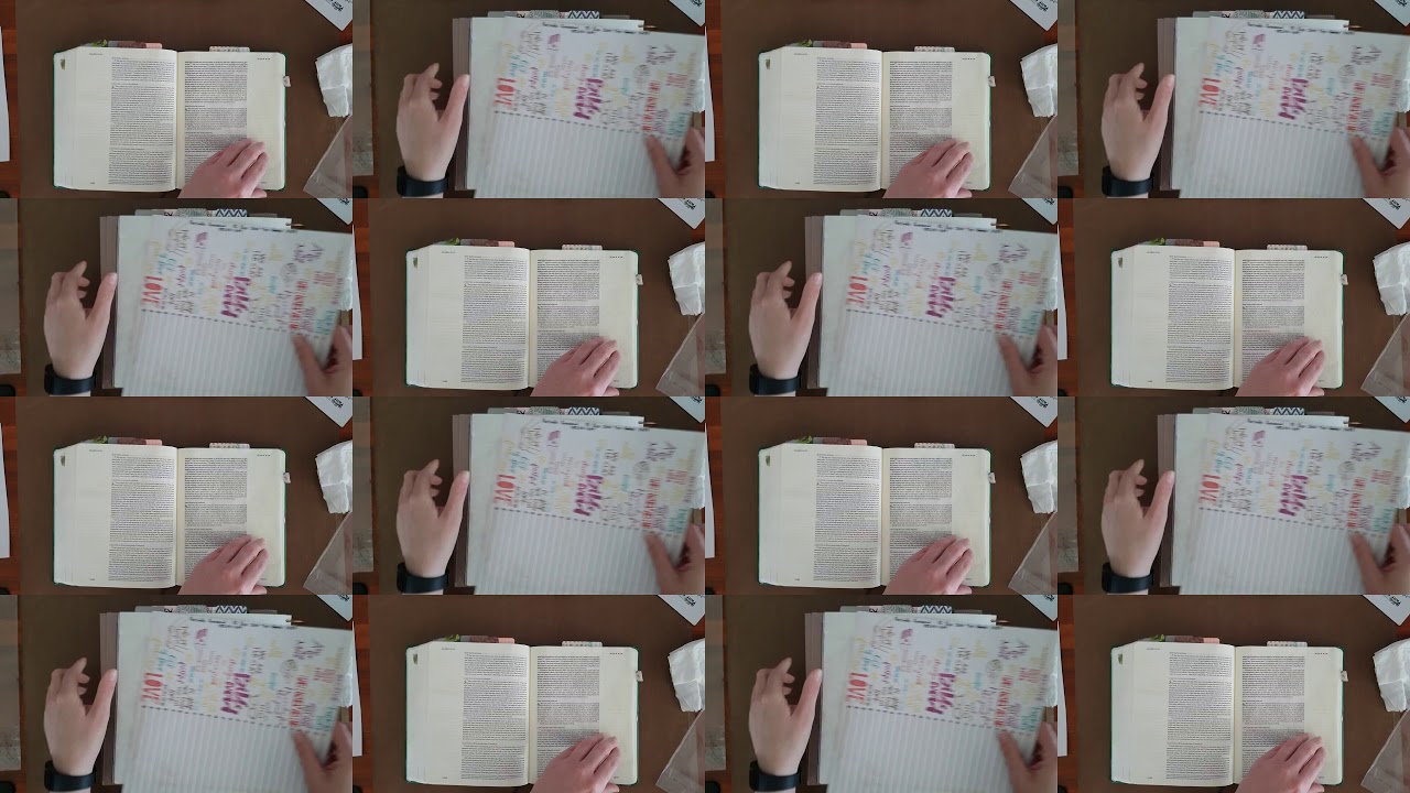 How to prep your Bible Pages with clear gesso