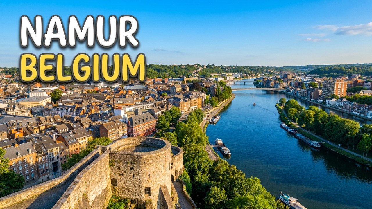 Citadel of Namur 🇧🇪 Panoramic Views & Cable Car Ride | 4K | Ambient Music