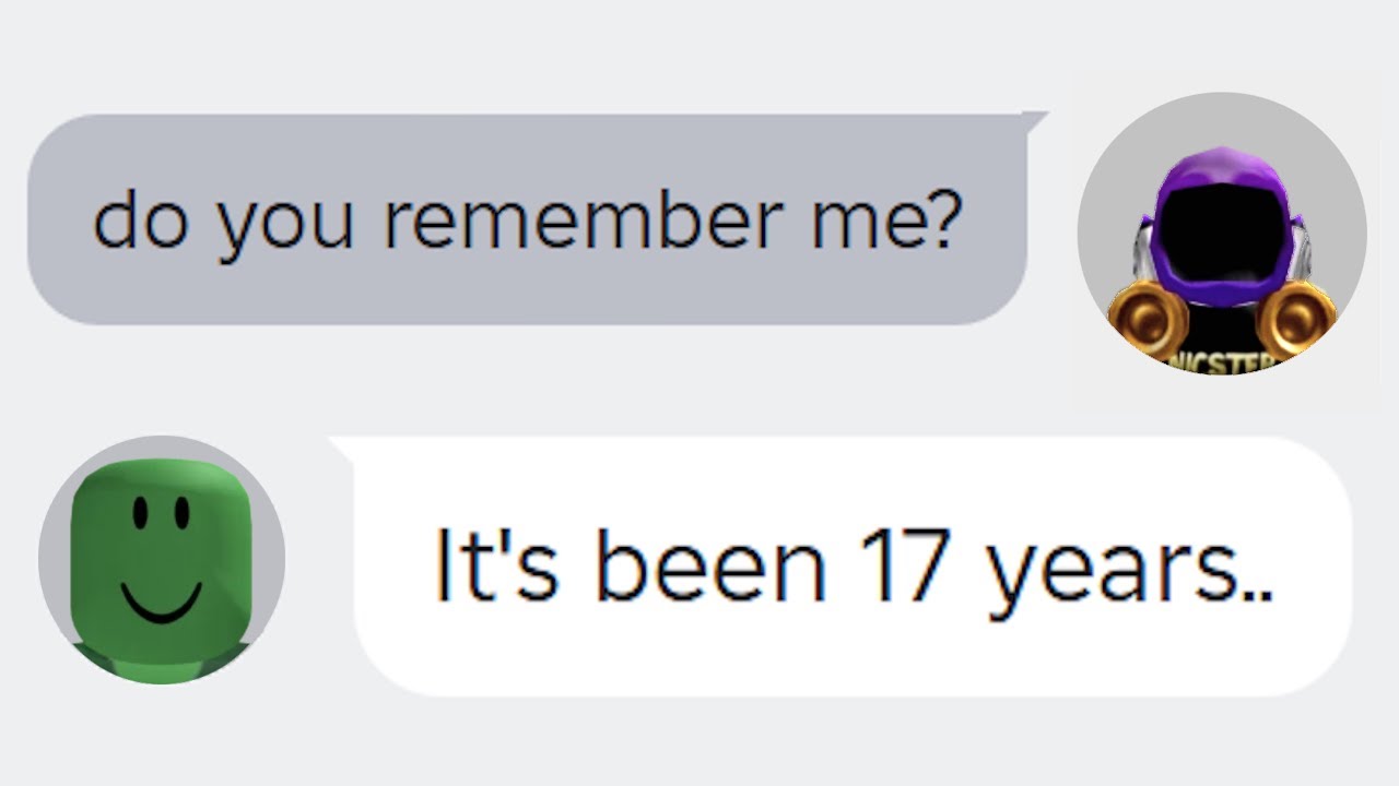 I Found My OLDEST Roblox Friend Ever *emotional*