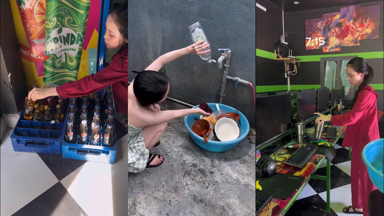 [ASMR]🎗️Lấy chồng vui mà phần 4 - 🍦Một mình dọn dẹp nhà siêu bự, siêu đã mắt🍬| Nhà Của Sou🏝️