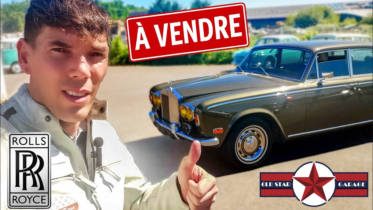 Je conduis une Rolls Royce Silver Shadow - La moins chère des Rolls est à vendre aux enchères !