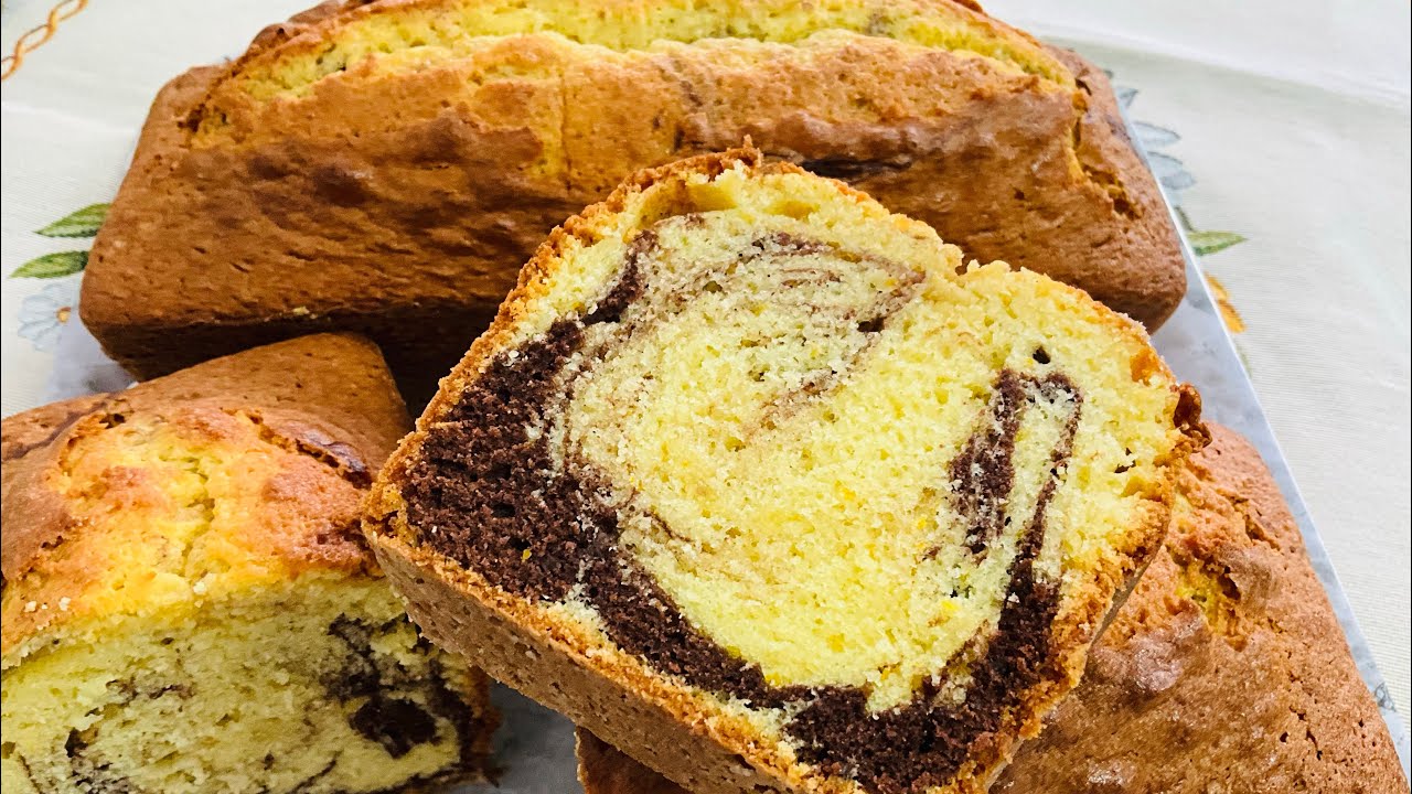 Bolo Mármore Receita da Irmã Muito Bom …..bem Fofinho ( Marble Cake)