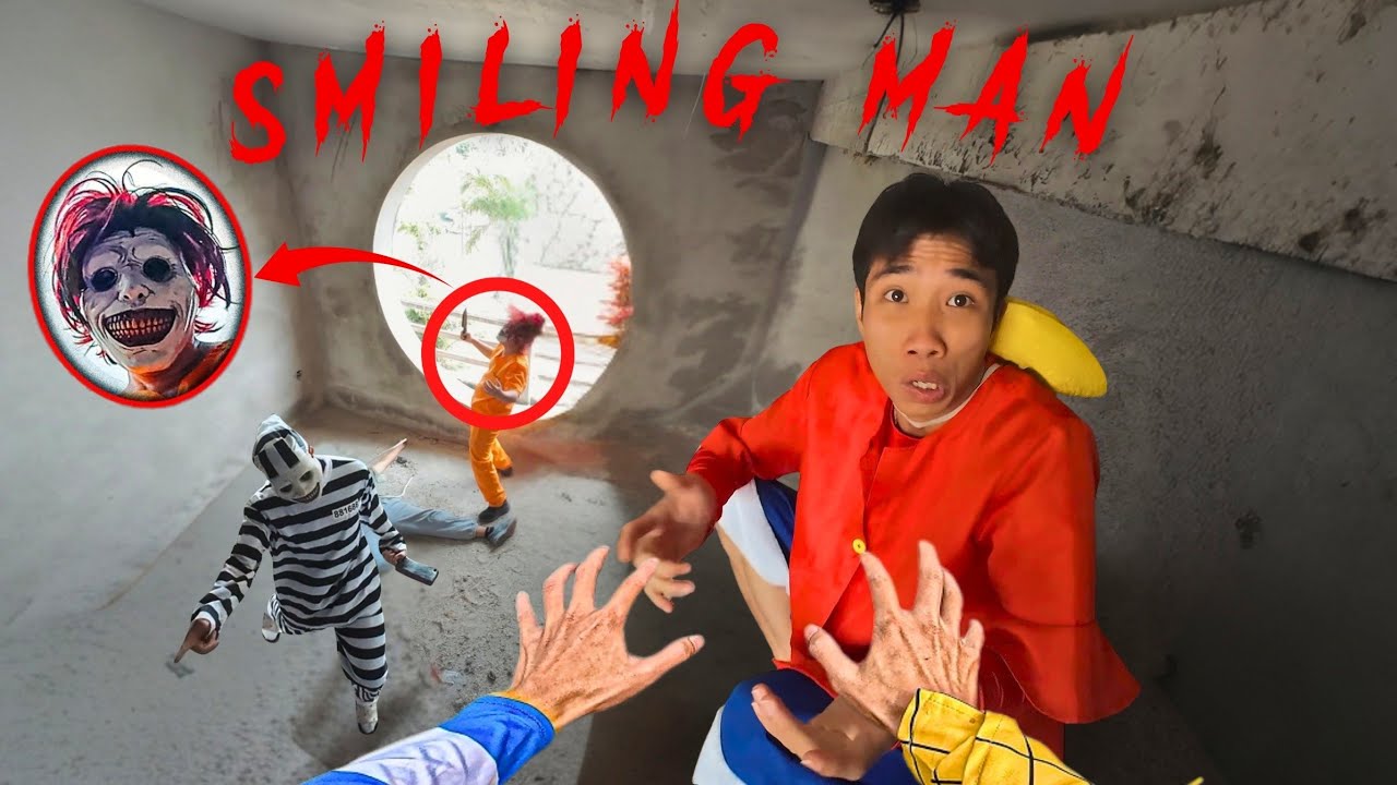 ONE PIECE VS SMILING MAN ESCAPE IN REAL LIFE HORROR | CHAP 3 | Bubbles Passion