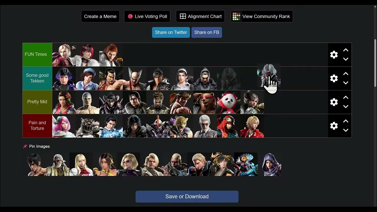 My personal Tekken 8 Season 2 Fun To Fight Tier List