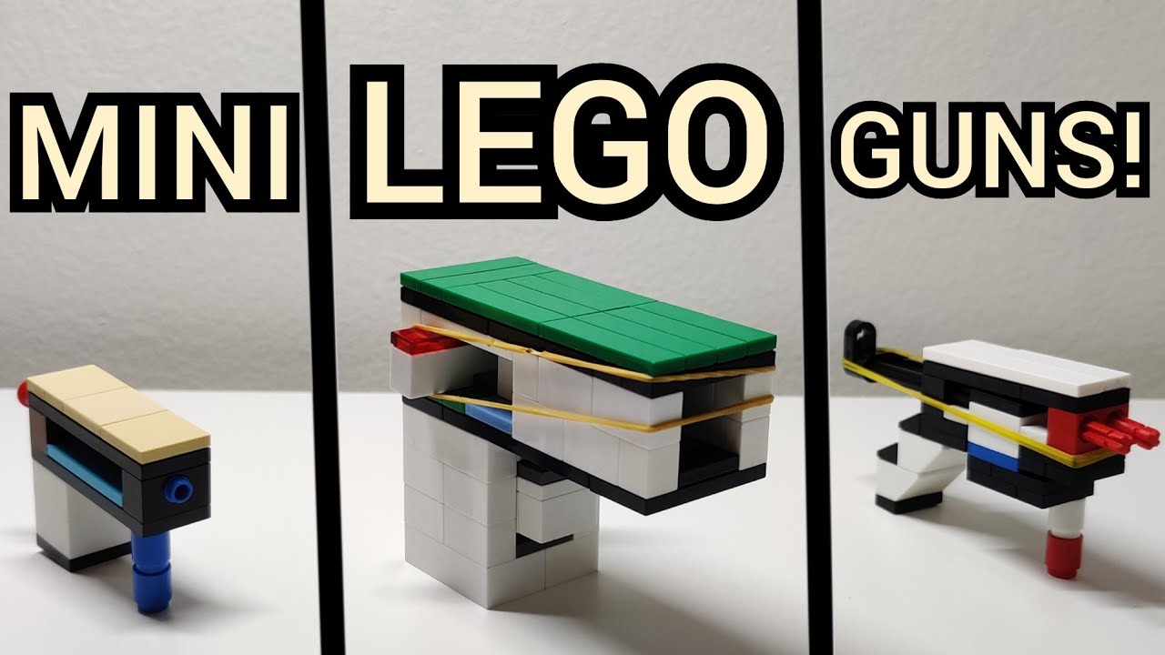 How to Make 3 EASY LEGO Guns!! (Simple)