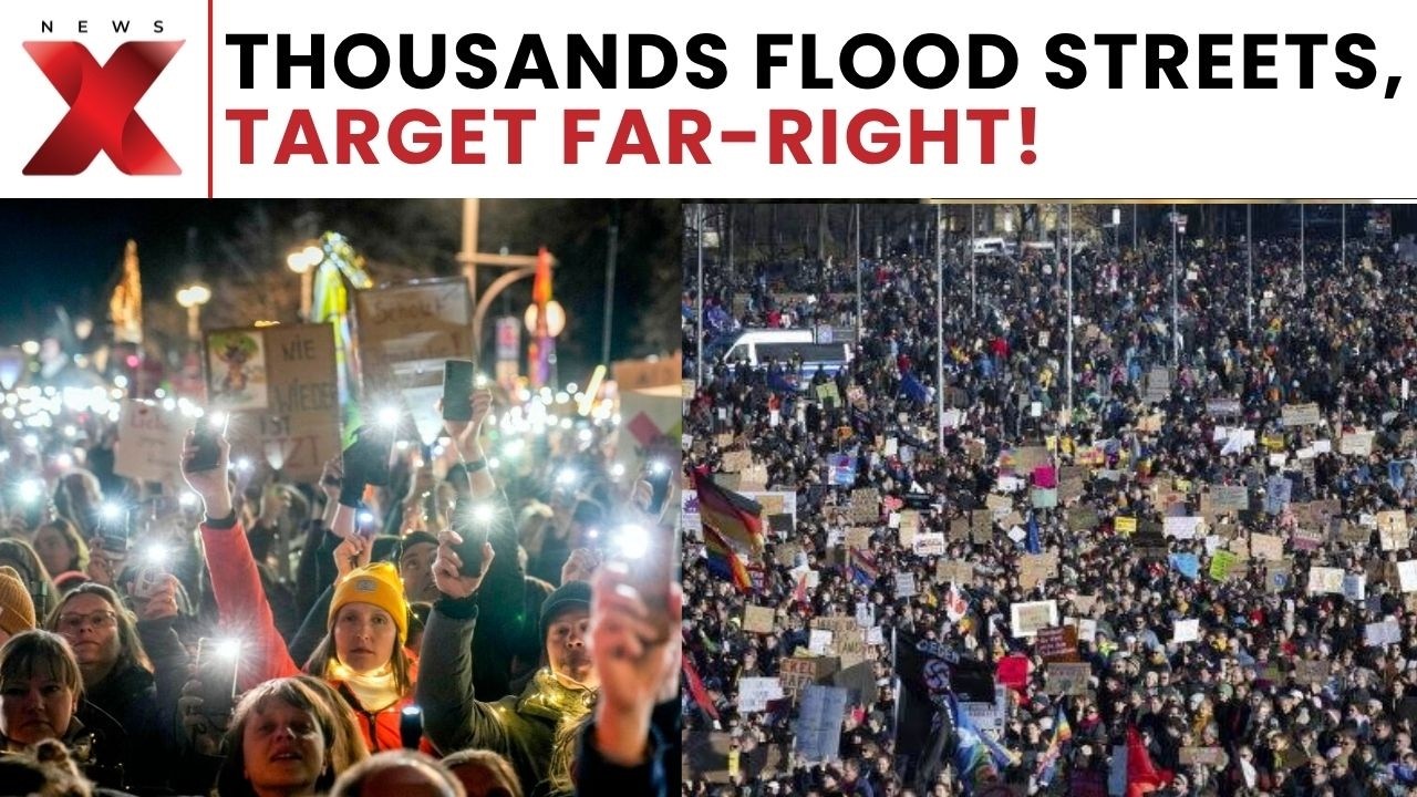 Thousands Rally Against Far-Right! Massive Protests Erupt Amid Rising Political Tensions | NewsX