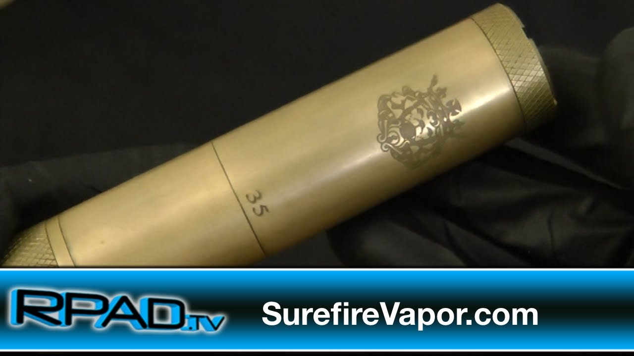 Surefire Vapor Brass Knurled King Mod Review