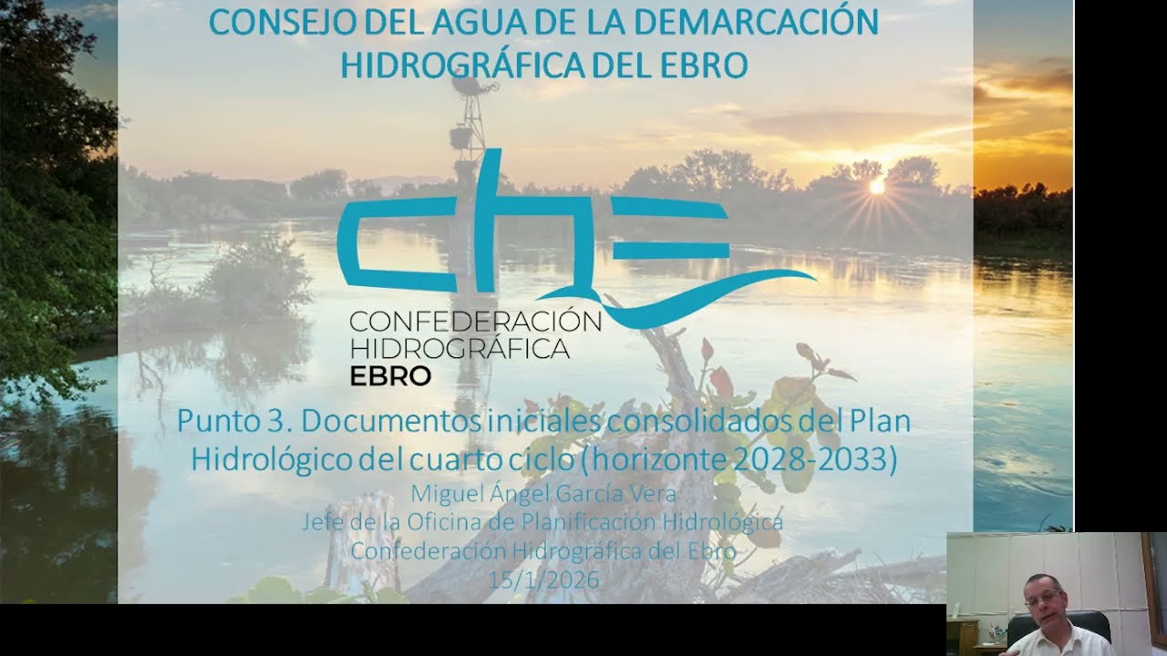 Consejo del Agua. Documentos iniciales Plan Hidrológico 2028-2033