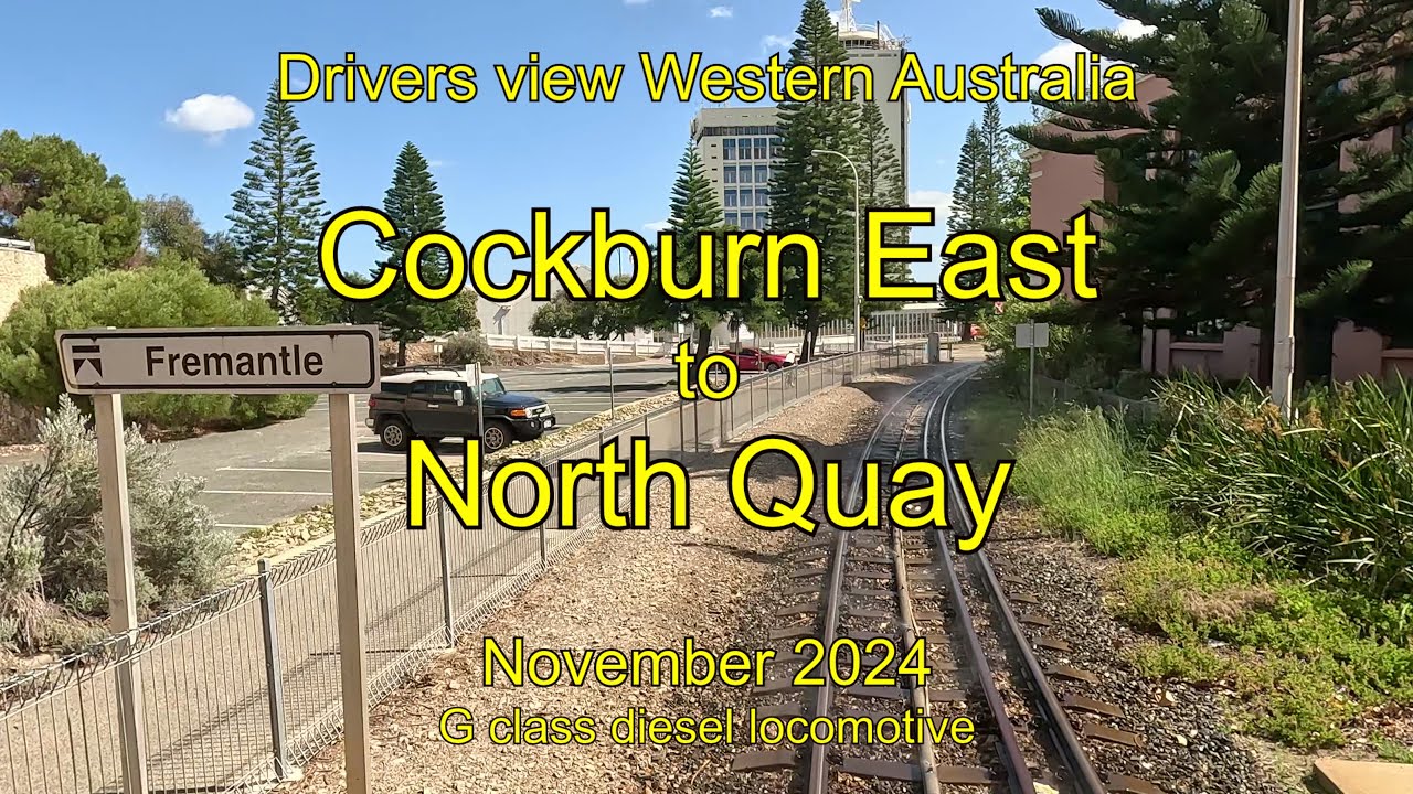 Drivers view WA, Cockburn East to North Quay, Nov 2024
