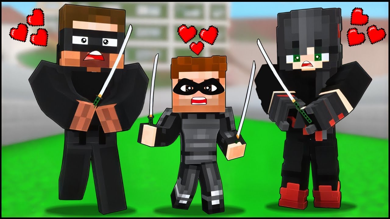 NİNJA AİLESİ HIRSIZ ALİYİ EVLAT EDİNDİ 😱🥰 - Minecraft