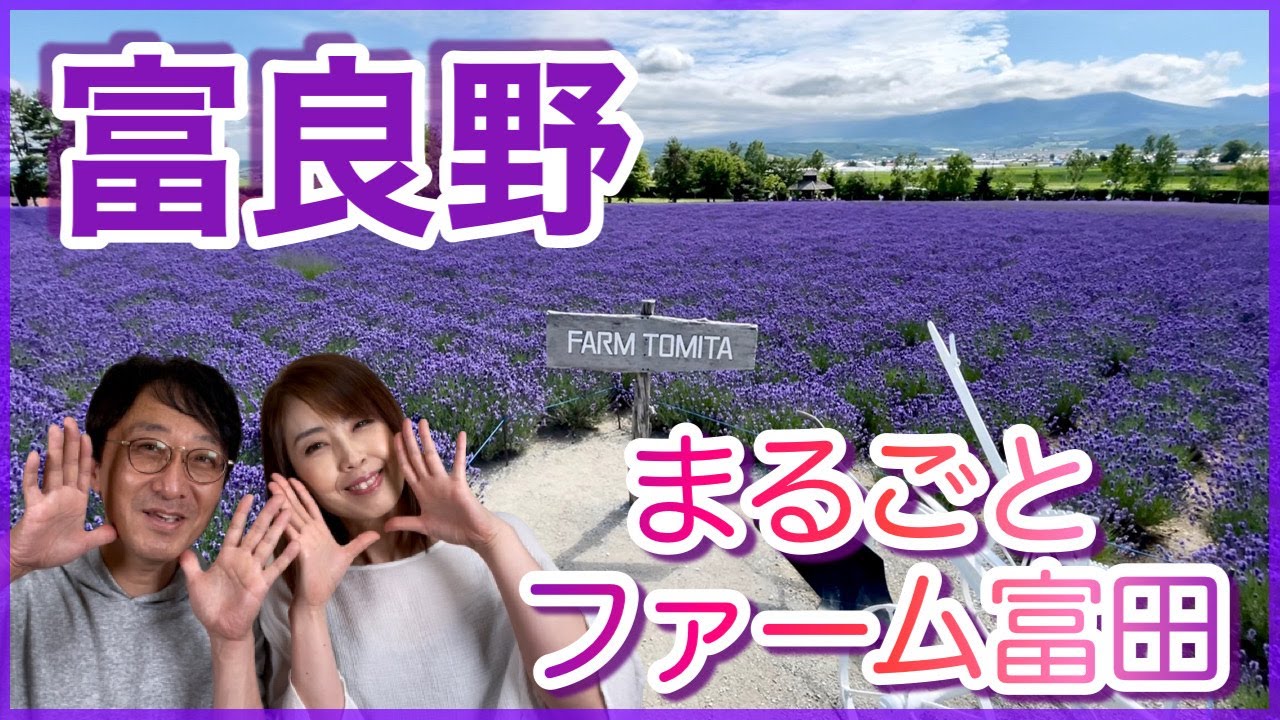 【ファーム富田】 ラベンダー満開！【富良野】【夫婦vlog】ショップ内も深掘り😊