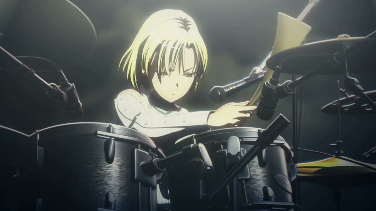MASKING's well animated drum solo