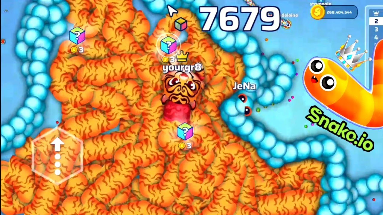 Snake.Io 🐍 Chinese Tiger Snake Vs Cute Noob Snake! Epic Snake Io Gameplay 🐍