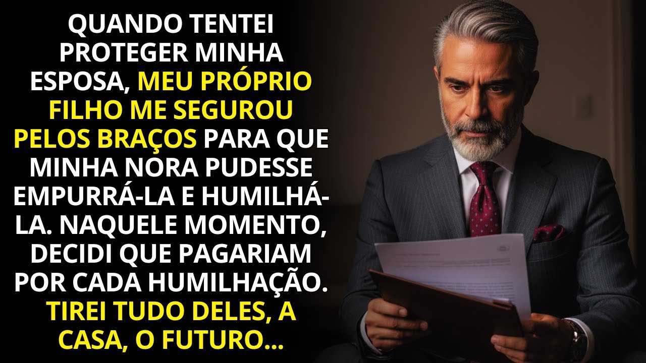 Atacaram minha esposa e eu respondi da única forma possível: tirei tudo deles…
