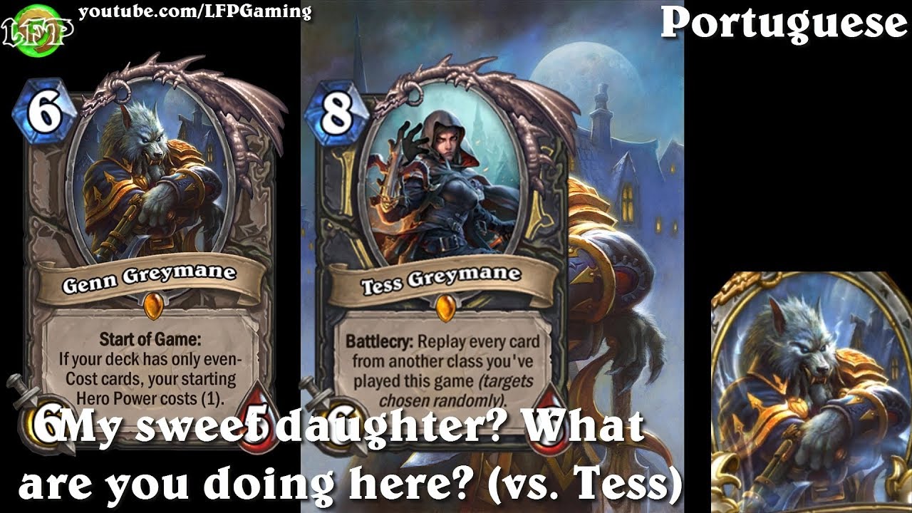 Hearthstone: Genn Greymane card sounds in 14 languages -Witchwood Legendary