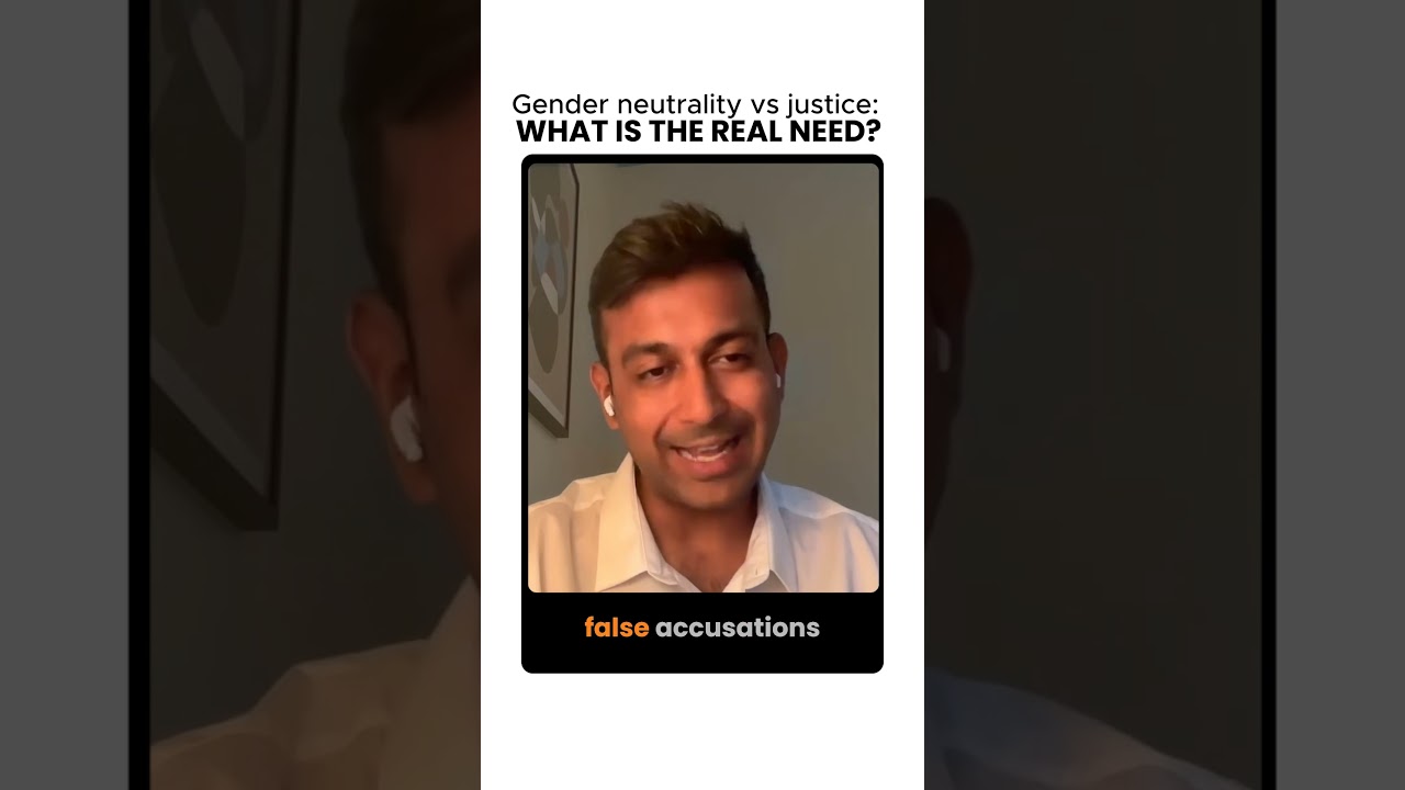 Gender neutrality vs justice: what is the real need?