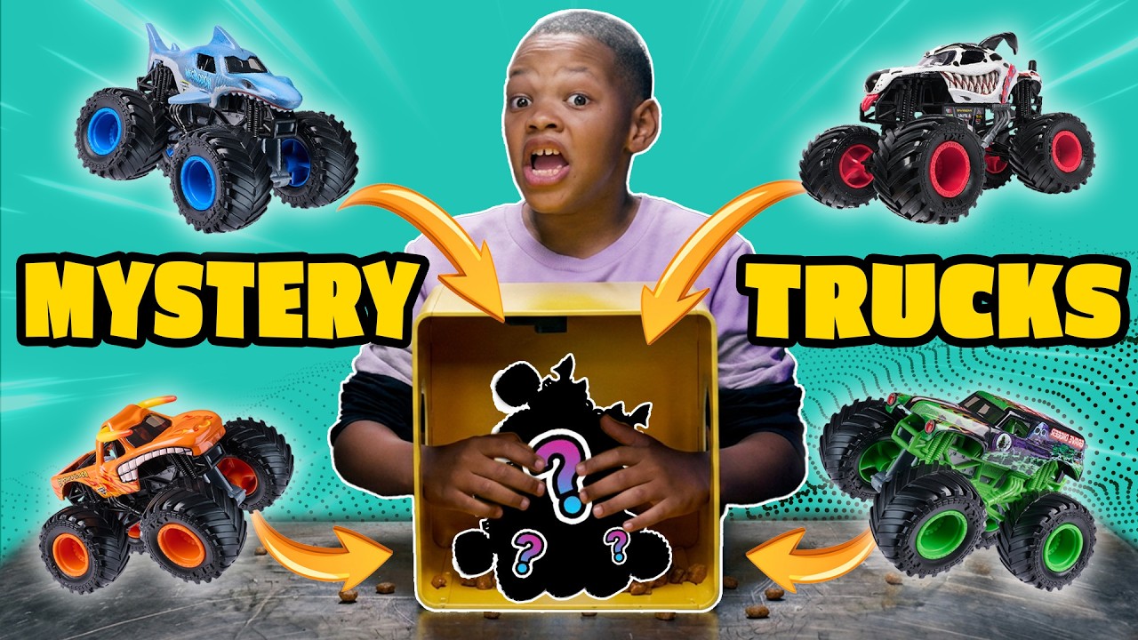 Monster Jam Mystery Box 🎁 Monster Truck Toys in SLIME, DIRT & MORE - Revved Up Recaps Ep2 Highlights