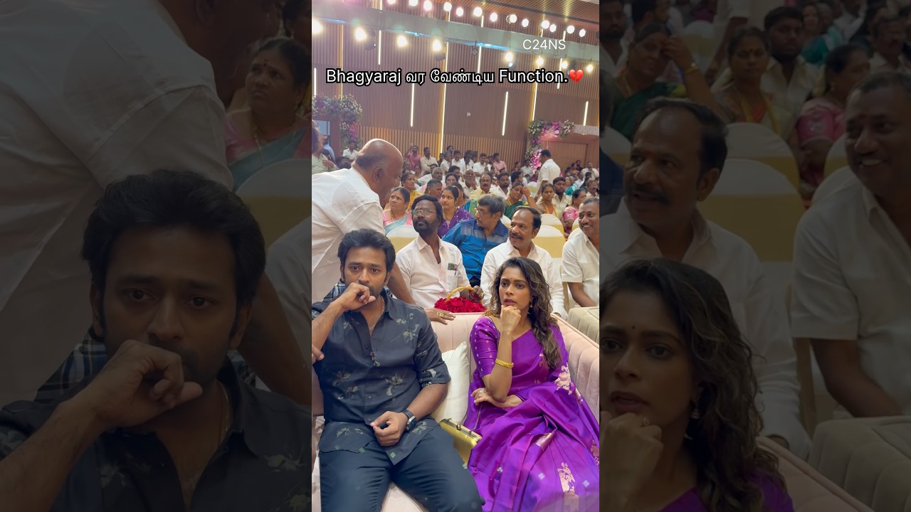#Bhagyaraj வர வேண்டிய Function... #Shanthanu 's Emotional at #MPKathirAnand Daughter Engagement