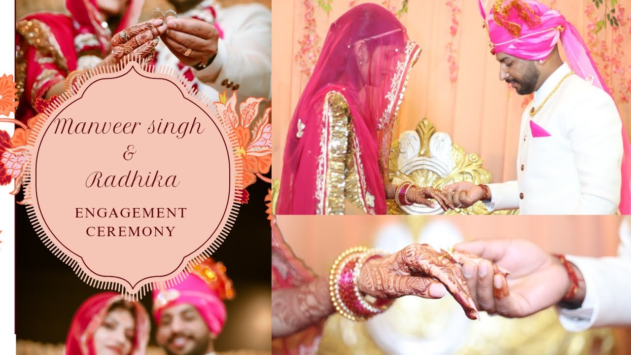 MANVEER SINGH and RADHIKA ENGAGEMENT CEREMONY (DASTUR) // Rajputi dastur ceremony.